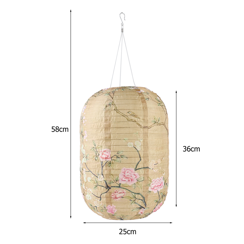 Solar Print Hanging Lantern IP - Outdoor Power Hours ulasan dan harga