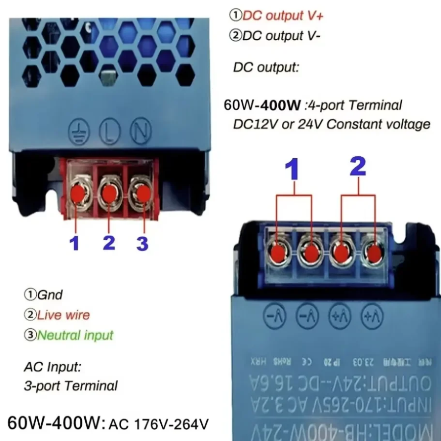 Ultra Thin 12V/24V LED Power S - Outdoor Power Supply 12V ulasan dan harga
