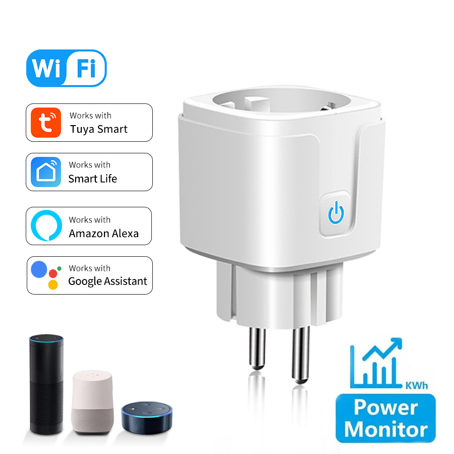 Tuya Smart Socket EU 16A AC100 - Outdoor Power Socket ulasan dan harga