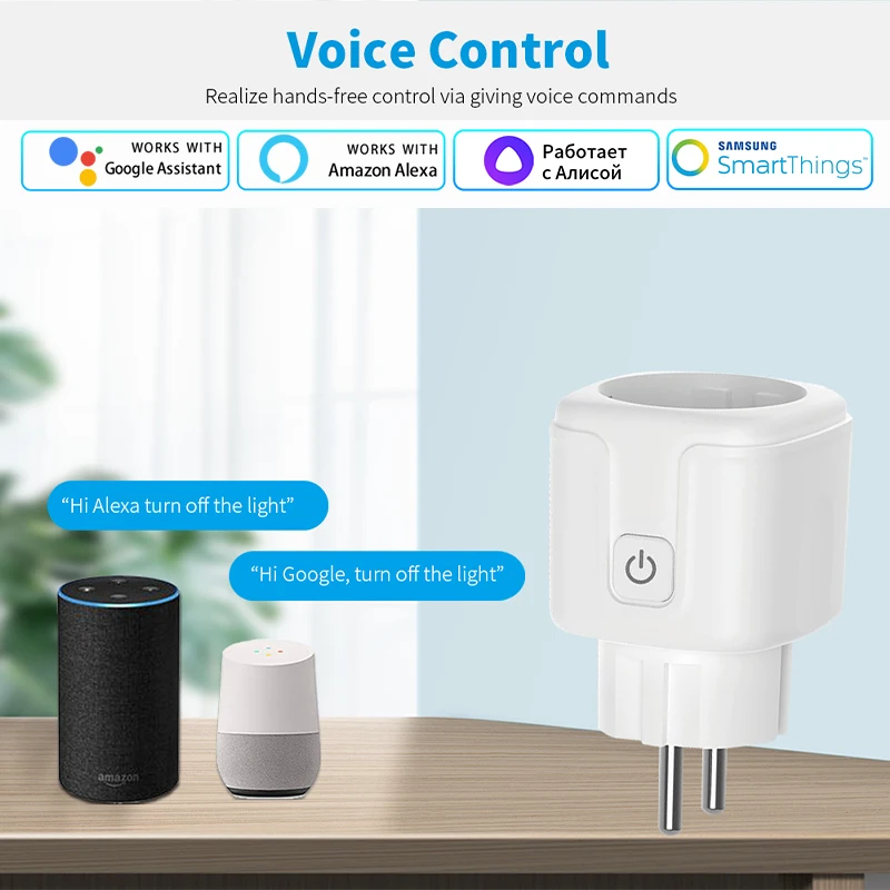 Tuya Smart Socket EU 16A AC100 - Outdoor Power Socket ulasan dan harga