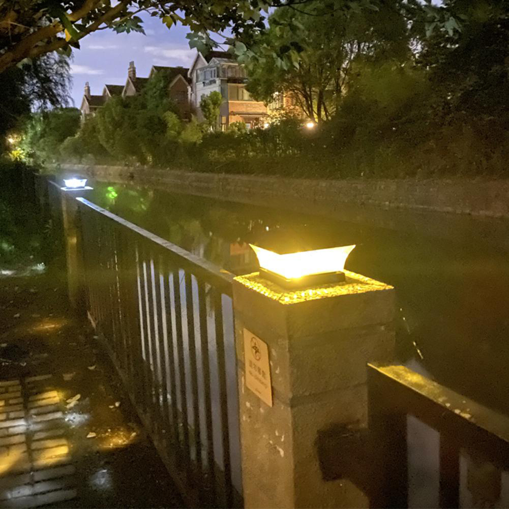 1/2Pcs Solar Powered Fence Lig - Outdoor Power Post ulasan dan harga