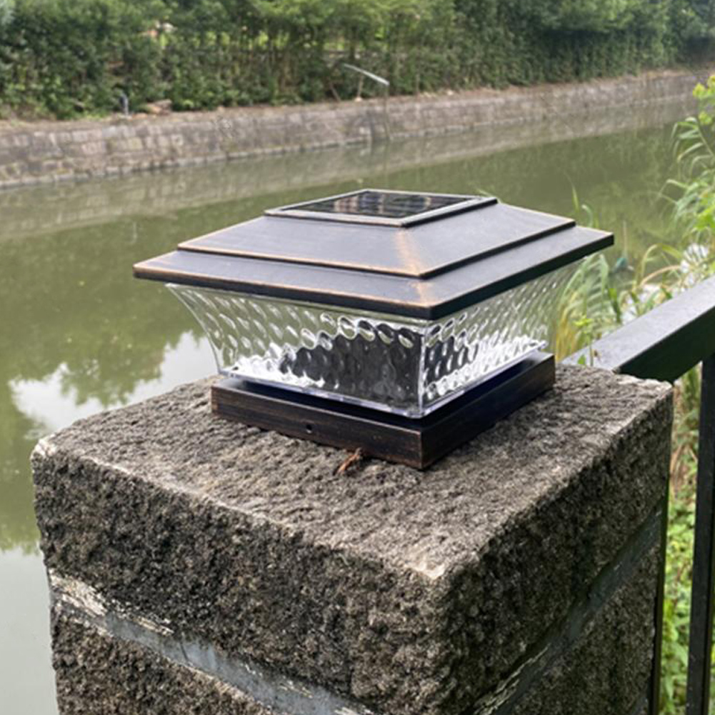1/2Pcs Solar Powered Fence Lig - Outdoor Power Post ulasan dan harga